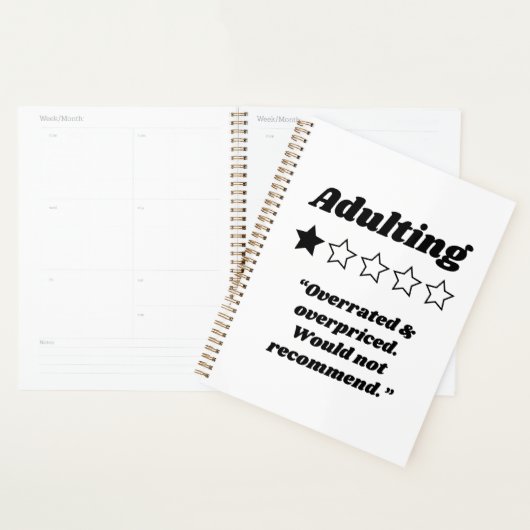 Erwachsene 1-Sterne-Bewertung Planer (Anzeige)