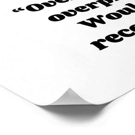 Erwachsene 1-Sterne-Bewertung Poster (Ecke)