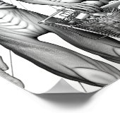 Erwachsene Alien 3D Poster (Ecke)