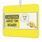 Erwachsene an Bord Autolufterfrischer (Links)