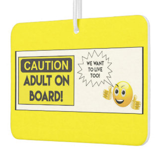 Erwachsene an Bord Autolufterfrischer