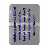 ERWACHSENE: Badepassmagnet Magnet (Vertikal)