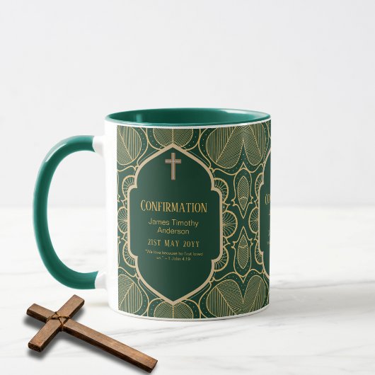 Erwachsene Bestätigung Geschenk Blue Gold Mann ode Tasse