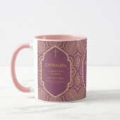 Erwachsene BESTÄTIGUNG Geschenk Rose Gold Weiblich Tasse (Links)