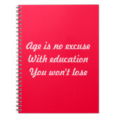 Erwachsene Bildung Notizblock (Vorderseite)