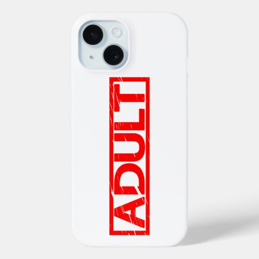 Erwachsene Briefmarke Case-Mate iPhone Hülle (Rückseite)