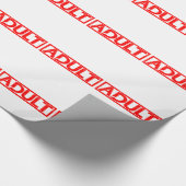 Erwachsene Briefmarke Geschenkpapier (Ecke)