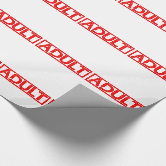 Erwachsene Briefmarke Geschenkpapier (Ecke)