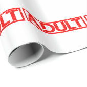 Erwachsene Briefmarke Geschenkpapier (Rolleneckpunkt)