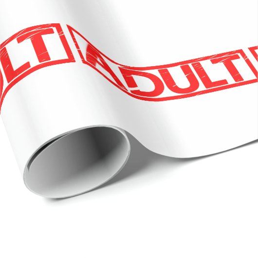 Erwachsene Briefmarke Geschenkpapier (Rolleneckpunkt)