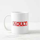 Erwachsene Briefmarke Kaffeetasse (Links)