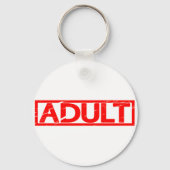 Erwachsene Briefmarke Schlüsselanhänger (Rückseite)