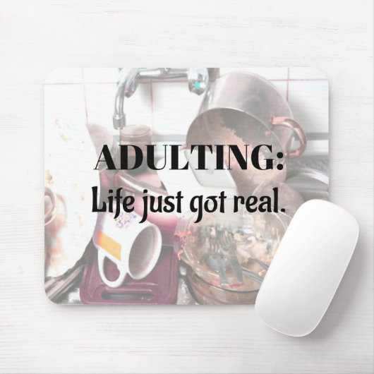 ERWACHSENE: Das Leben Got einfach echte Mousepad (Mit Mouse)