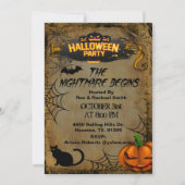 Erwachsene Der Albtraum fängt Beängstigendes Hallo Einladung (Vorderseite)