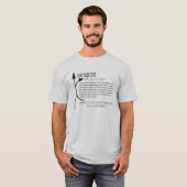 Erwachsene der Geschenk-ADHD - Tangente-Definition T-Shirt (Vorne ganz)