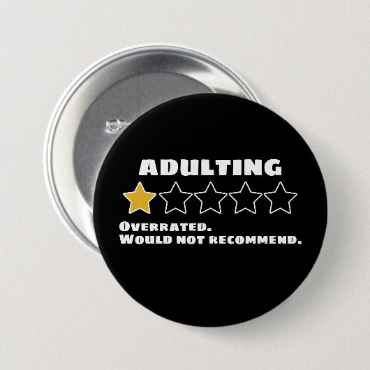 Erwachsene, die überbewertet sind, würden keinen S Button (Vorne & Hinten)