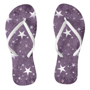 Erwachsene, dünne Strap Flip Flops/Stars Badesandalen