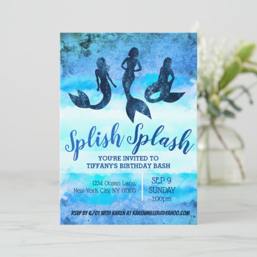 Erwachsene Einladungen (Stehend Vorderseite)