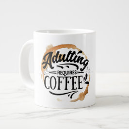 ERWACHSENE ERFORDERN KAFFEE - KAFFEE-LIEBE Jumbo-Tasse