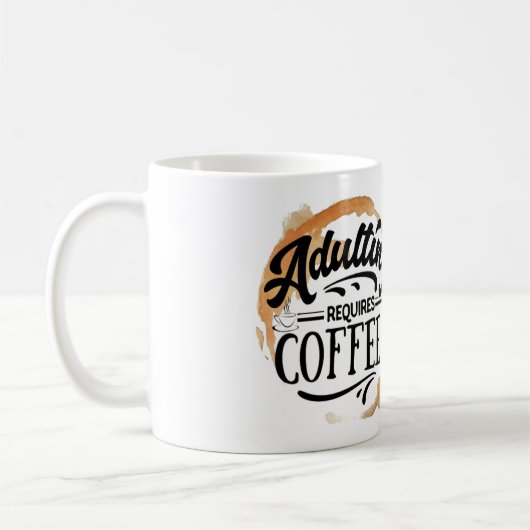 ERWACHSENE ERFORDERN KAFFEE - KAFFEE-LIEBE KAFFEETASSE (Links)