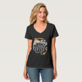ERWACHSENE ERFORDERN KAFFEE - KAFFELOVER T - Shirt (Vorderseite Vollansicht)