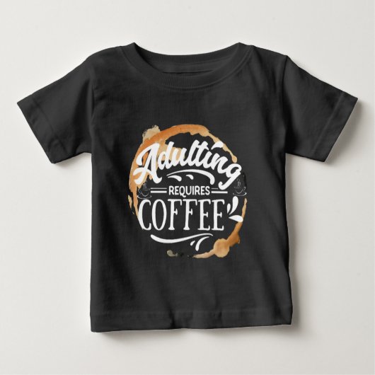 ERWACHSENE ERFORDERN KAFFEE - KAFFELOVER T - Shirt (Vorderseite)