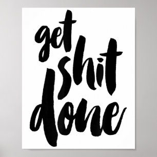 Erwachsene-Erledige-Es-Einfach-Motivationszitat Poster