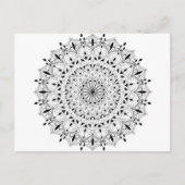 Erwachsene färben DIY mandala Dutzend Dutzend Blum Postkarte (Vorderseite)