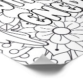 Erwachsene Farben-"Don't F*&^ with.." Erleuchtung Poster (Ecke)