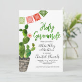 Erwachsene Fiesta zum Geburtstag Einladung (Stehend Vorderseite)