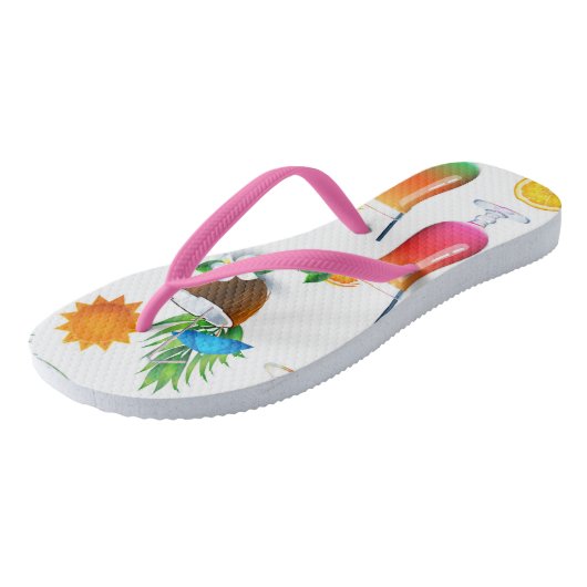 Erwachsene Flip Flops Badesandalen (Schrägansicht)