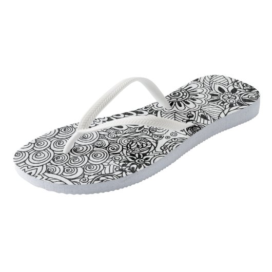 Erwachsene Flip Flops Badesandalen (Schrägansicht)