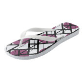 Erwachsene Flip Flops, breite Streifen Badesandalen (Schrägansicht)