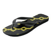 Erwachsene Flip Flops, breite Streifen Badesandalen (Schrägansicht)