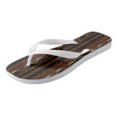 Erwachsene Flip Flops, breite Streifen Badesandalen (Schrägansicht)