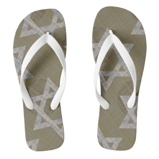 Erwachsene Flip Flops, breite Streifen Badesandalen (Fußbett)