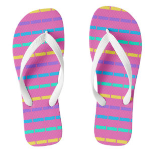 Erwachsene Flip Flops, breite Streifen Badesandalen