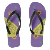 Erwachsene Flip Flops, breite Streifen Badesandalen (Fußbett)