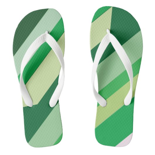Erwachsene Flip Flops, breite Streifen Badesandalen (Fußbett)