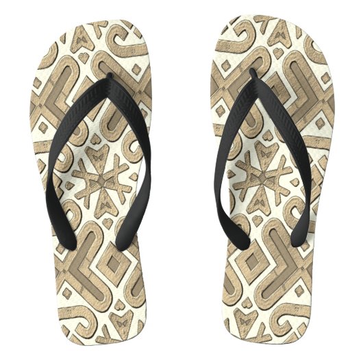 Erwachsene Flip Flops, breite Streifen Badesandalen (Fußbett)