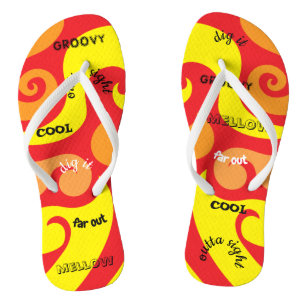 Erwachsene Flip Flops "Groovy" Flip Flops Badesandalen