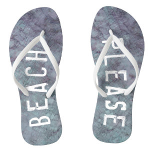 Erwachsene Flip Flops "Lavender/Beach bitte" Badesandalen