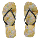 Erwachsene Flip Flops mit botanischem Design Badesandalen (Fußbett)