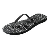 Erwachsene Flip Flops mit schlankem Strahl Badesandalen (Schrägansicht)