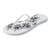 Erwachsene Flip Flops, Slim Rips Badesandalen (Schrägansicht)