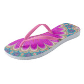 Erwachsene Flip Flops, Slim Rips Badesandalen (Schrägansicht)