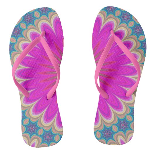 Erwachsene Flip Flops, Slim Rips Badesandalen (Fußbett)