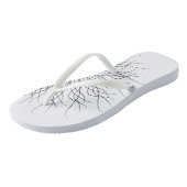 Erwachsene Flip Flops, Slim Rips Badesandalen (Schrägansicht)