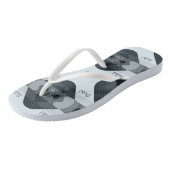 Erwachsene Flip Flops, Slim Rips Badesandalen (Schrägansicht)