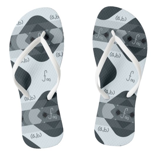 Erwachsene Flip Flops, Slim Rips Badesandalen (Fußbett)
